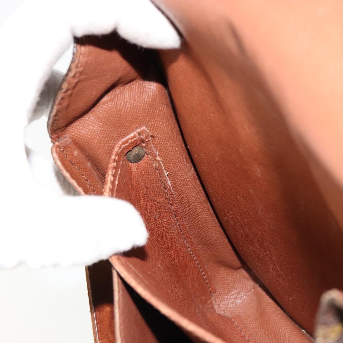 LOUIS VUITTON Monogram Cartouchiere MM Shoulder Bag M51253 LV Auth BA13085