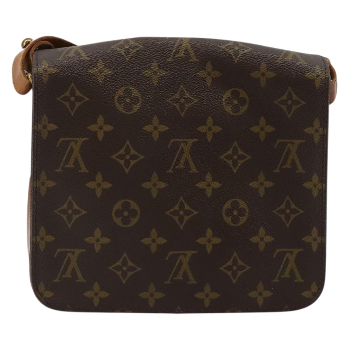 LOUIS VUITTON Monogram Cartouchiere MM Shoulder Bag M51253 LV Auth BA13085