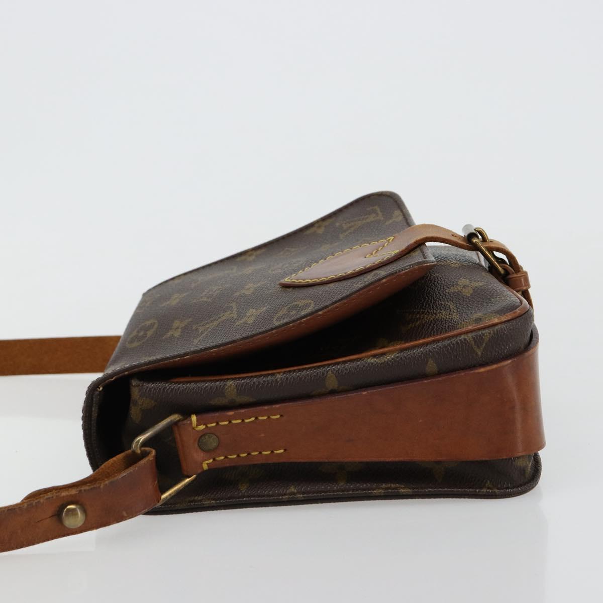 LOUIS VUITTON Monogram Cartouchiere MM Shoulder Bag M51253 LV Auth BA13085