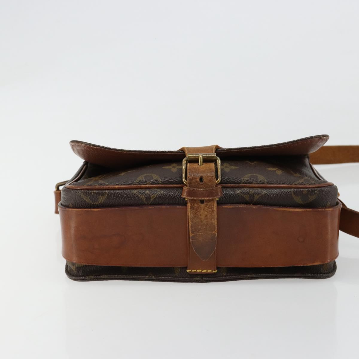 LOUIS VUITTON Monogram Cartouchiere MM Shoulder Bag M51253 LV Auth BA13085