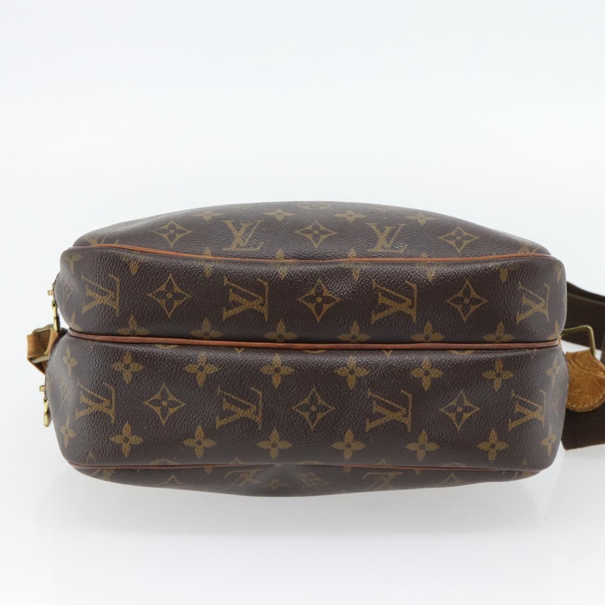 LOUIS VUITTON Monogram Reporter PM Shoulder Bag M45254 LV Auth BA13110