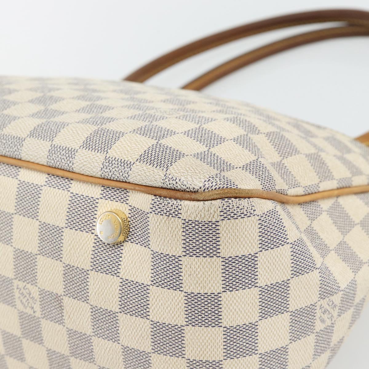 LOUIS VUITTON Damier Azur Figueri PM Shoulder Bag N41176 LV Auth BA13112