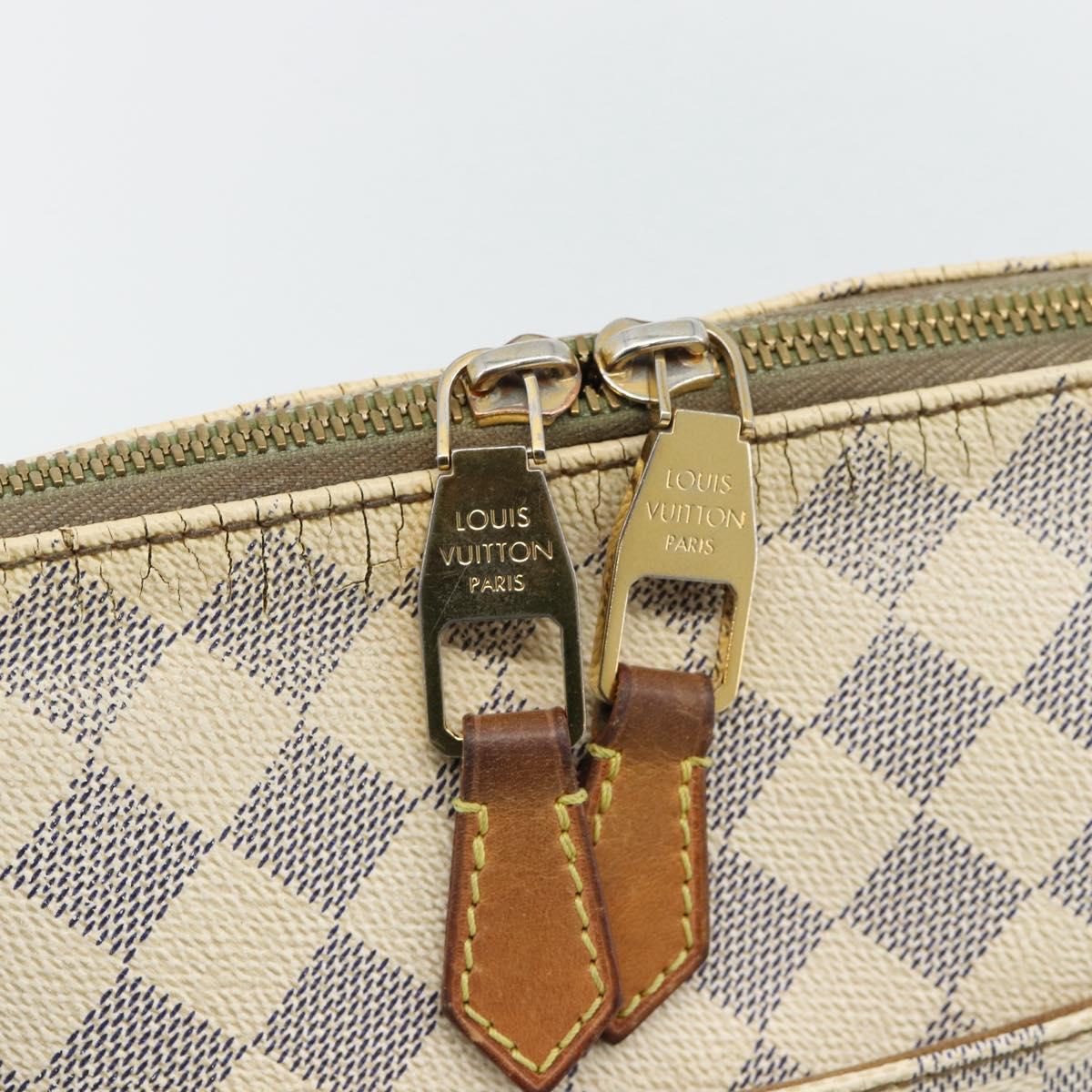 LOUIS VUITTON Damier Azur Figueri PM Shoulder Bag N41176 LV Auth BA13112