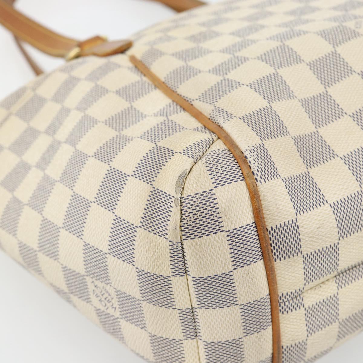LOUIS VUITTON Damier Azur Totally PM Tote Bag N41280 LV Auth BA13113