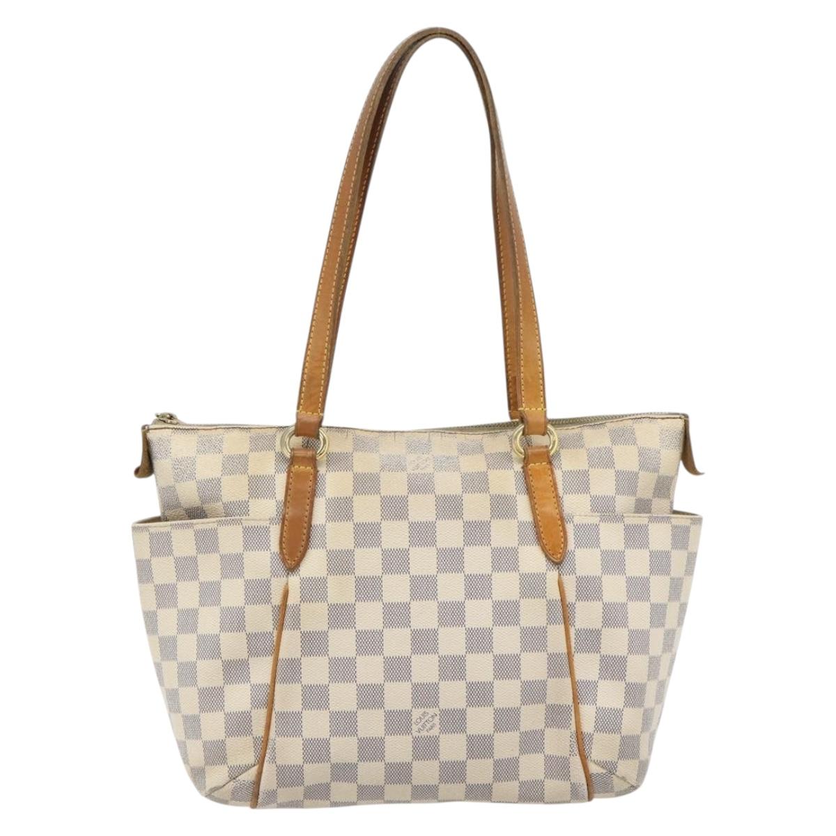 LOUIS VUITTON Damier Azur Totally PM Tote Bag N41280 LV Auth BA13113