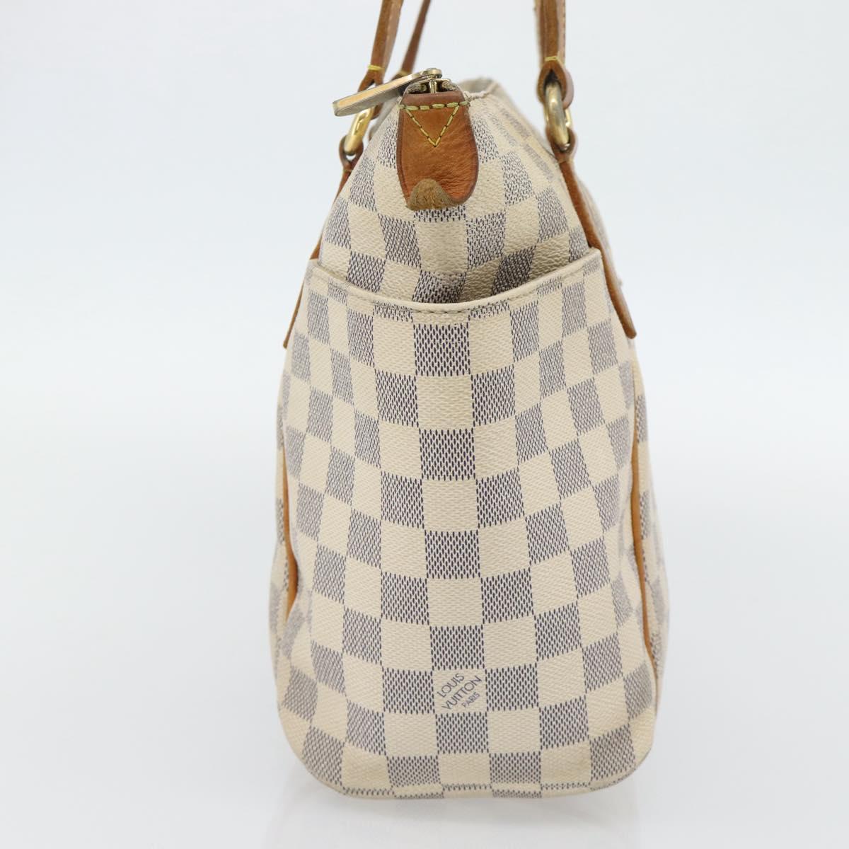 LOUIS VUITTON Damier Azur Totally PM Tote Bag N41280 LV Auth BA13113