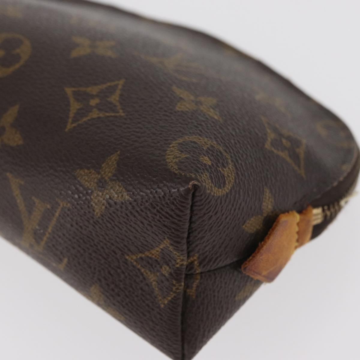 LOUIS VUITTON Monogram Pochette Cosmetic PM Pouch M43998 LV Auth BA13135