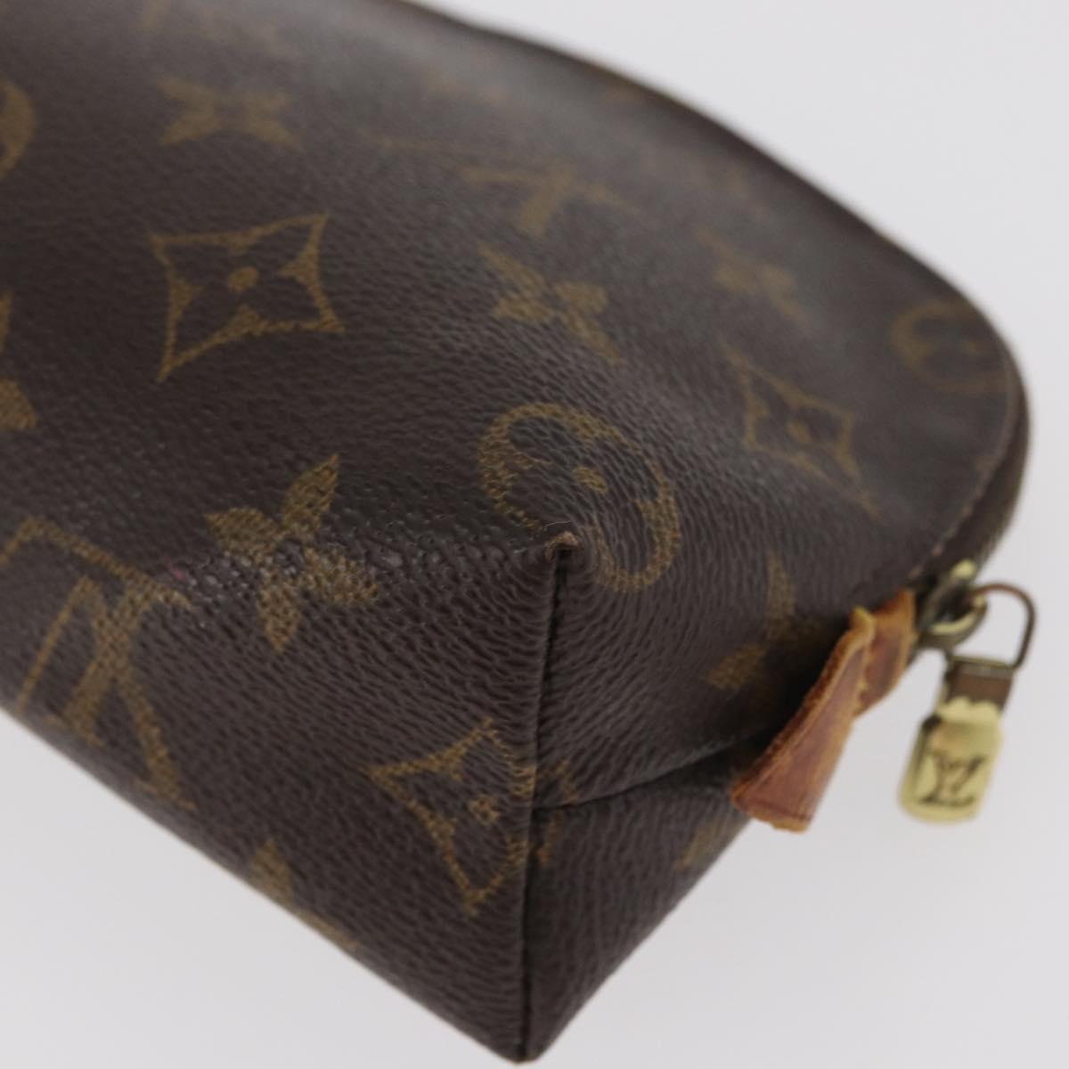 LOUIS VUITTON Monogram Pochette Cosmetic PM Pouch M43998 LV Auth BA13135
