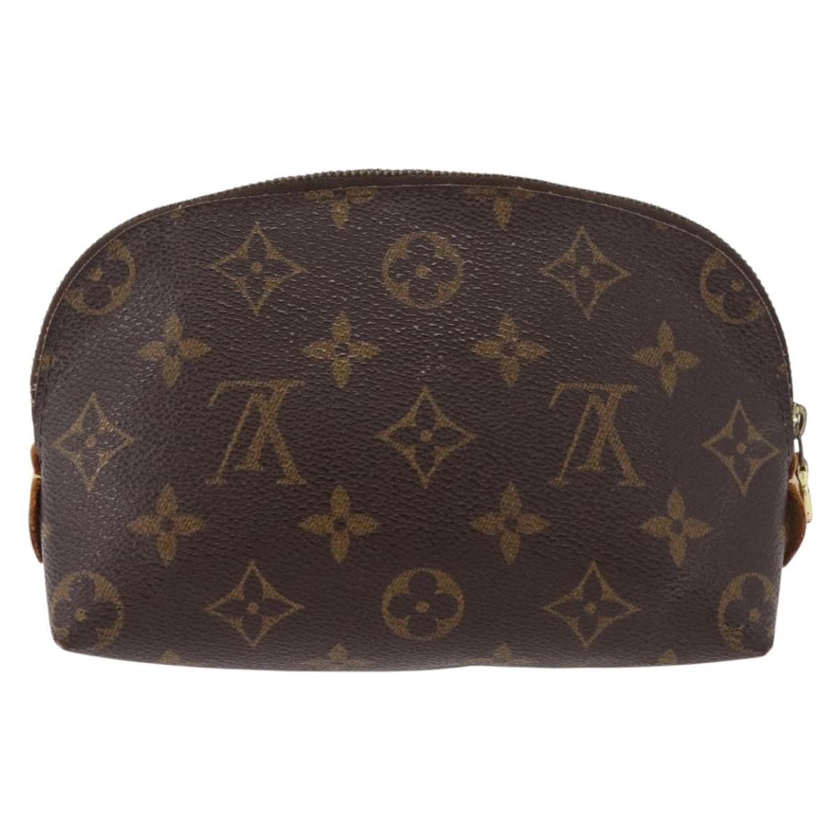 LOUIS VUITTON Monogram Pochette Cosmetic PM Pouch M43998 LV Auth BA13135