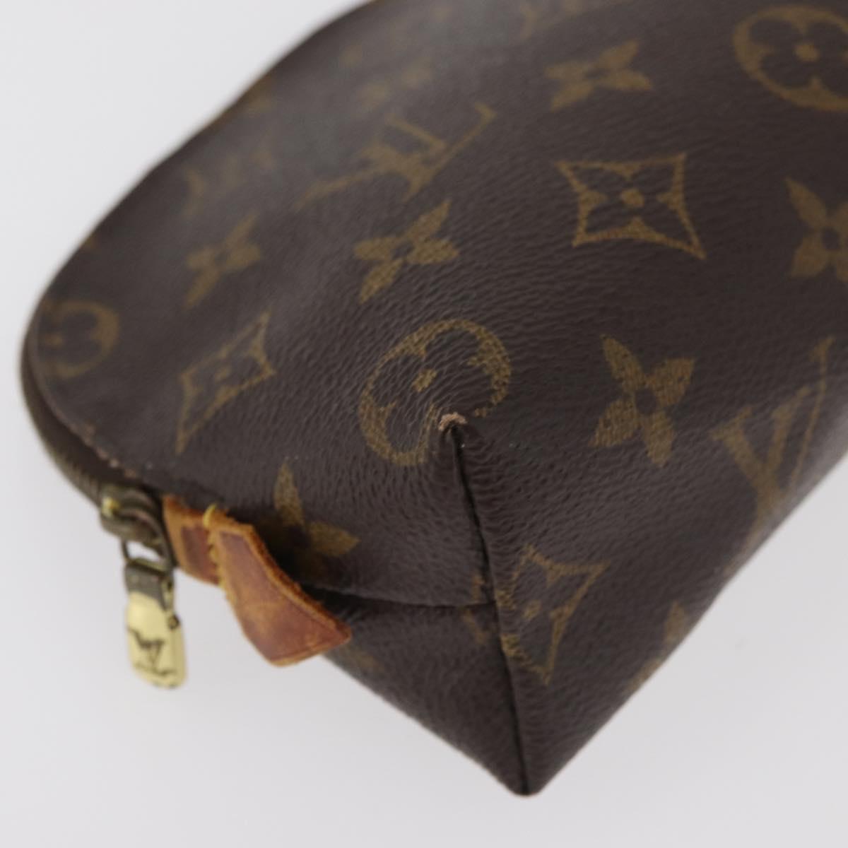 LOUIS VUITTON Monogram Pochette Cosmetic PM Pouch M43998 LV Auth BA13135