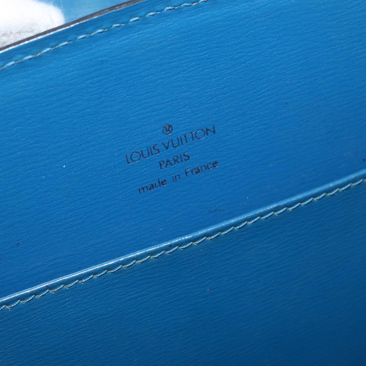 LOUIS VUITTON Epi Capuchin Shoulder Bag Blue M52345 LV Auth BA13140