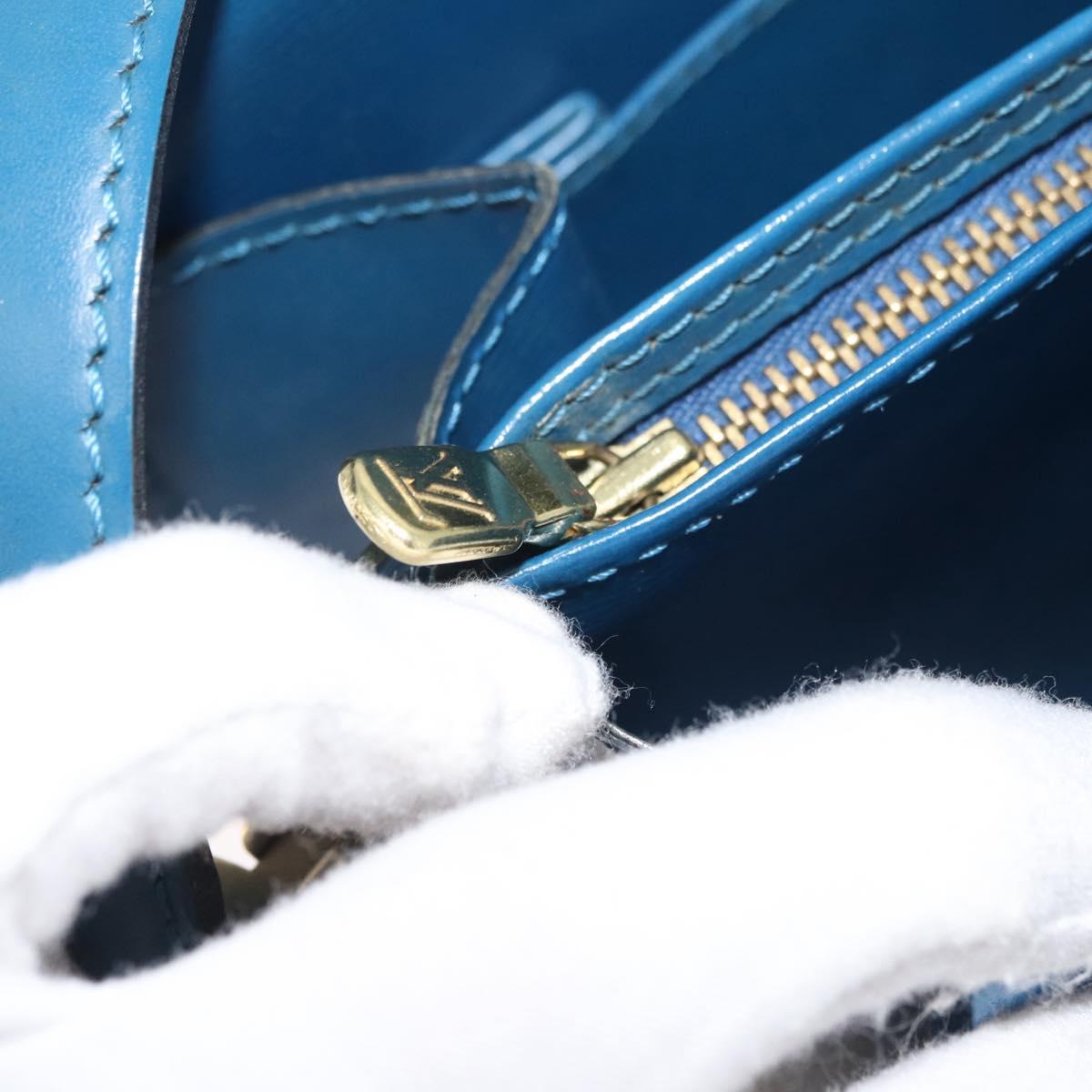 LOUIS VUITTON Epi Capuchin Shoulder Bag Blue M52345 LV Auth BA13140