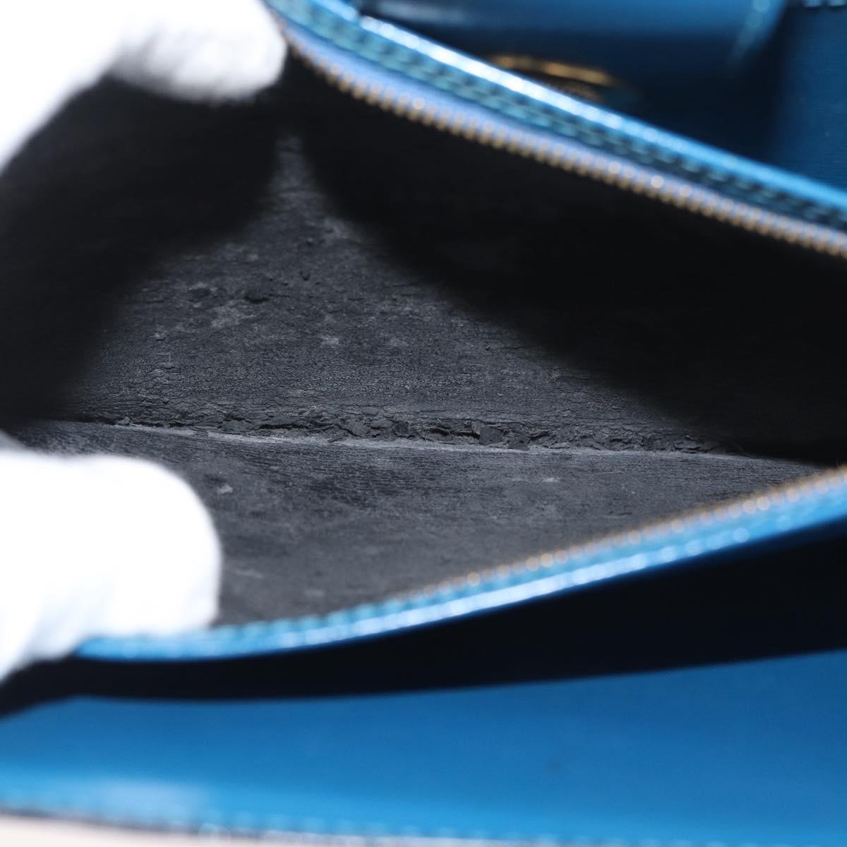 LOUIS VUITTON Epi Capuchin Shoulder Bag Blue M52345 LV Auth BA13140