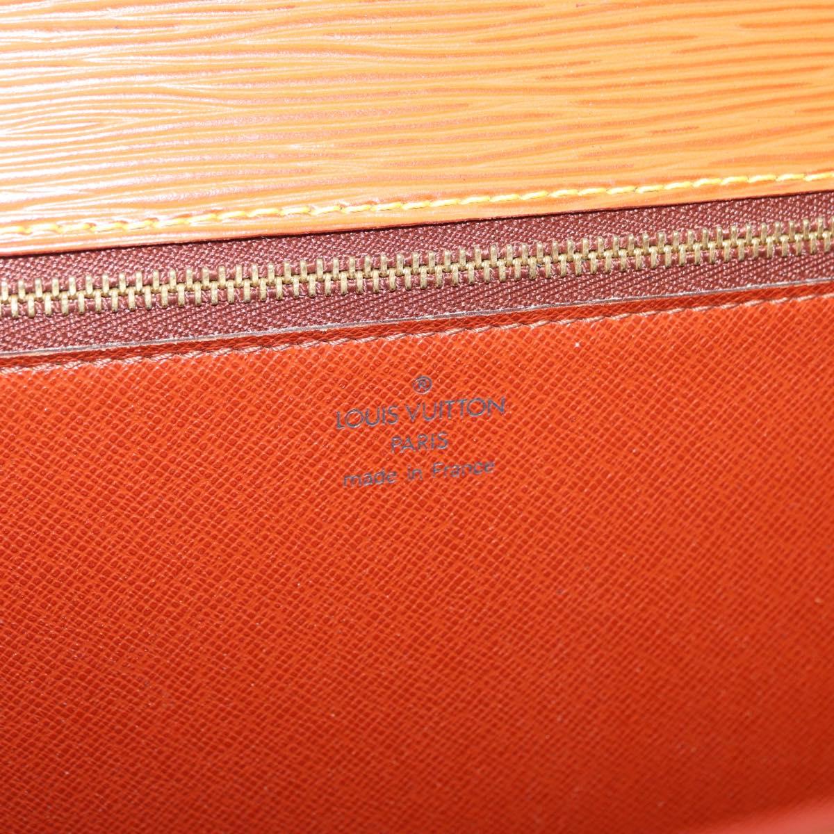 LOUIS VUITTON Epi Monceau 28 Hand Bag Zipangu Gold LV Auth BA13141