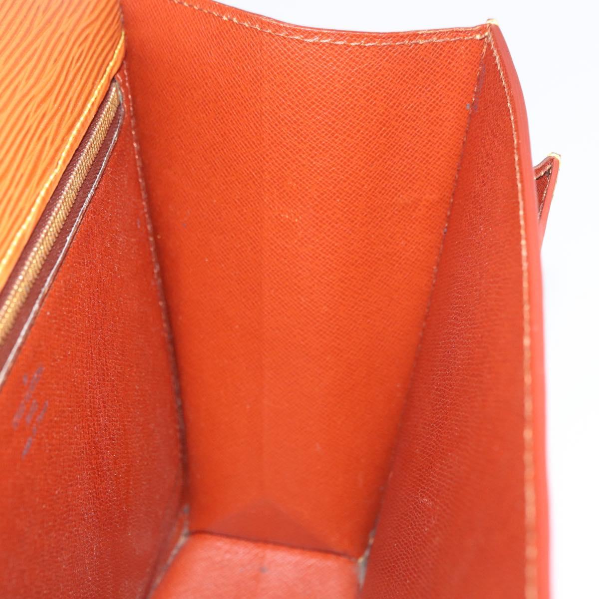 LOUIS VUITTON Epi Monceau 28 Hand Bag Zipangu Gold LV Auth BA13141