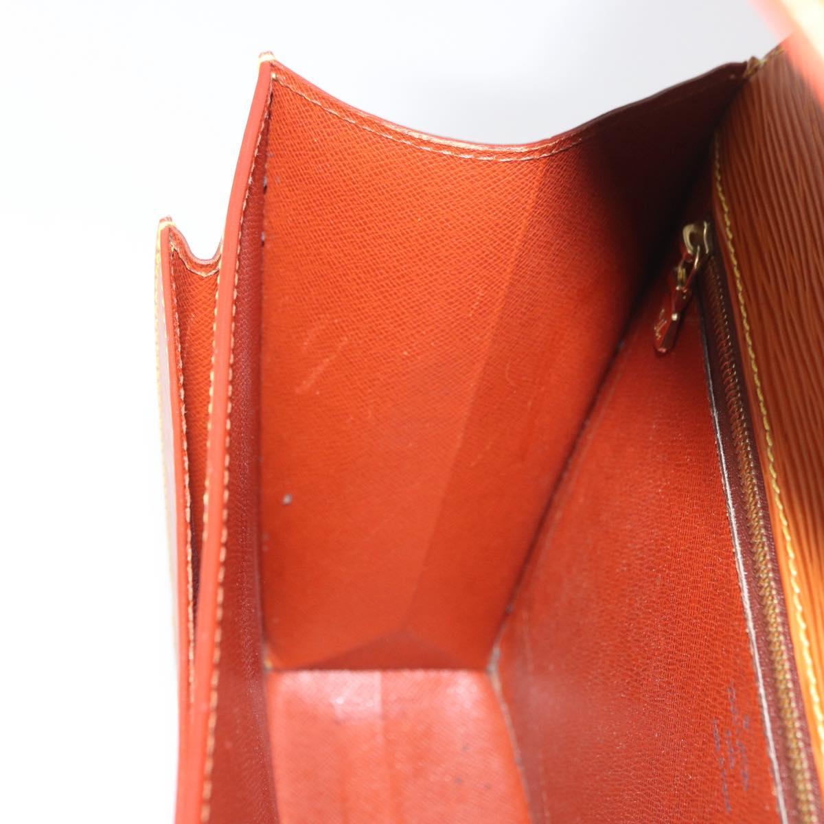 LOUIS VUITTON Epi Monceau 28 Hand Bag Zipangu Gold LV Auth BA13141