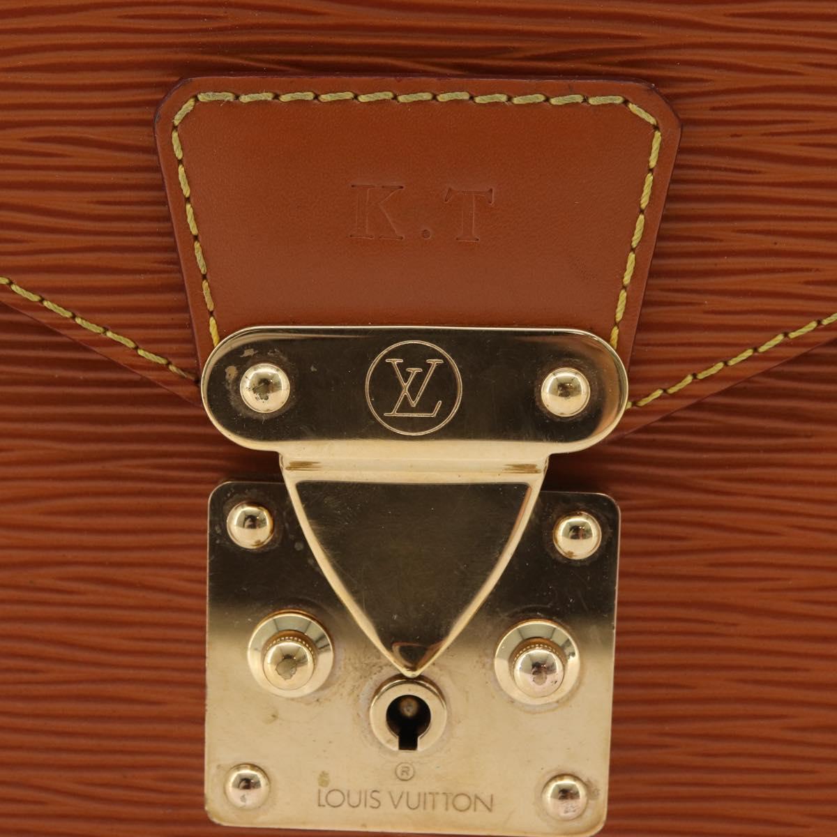 LOUIS VUITTON Epi Monceau 28 Hand Bag Zipangu Gold LV Auth BA13141