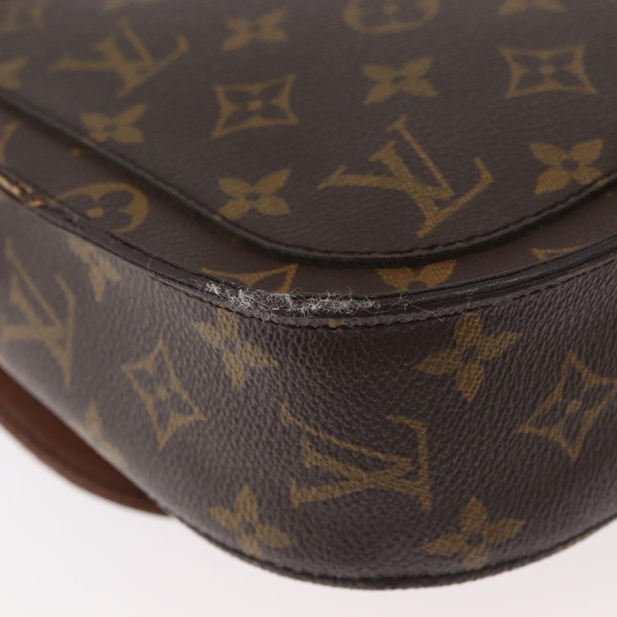 LOUIS VUITTON Monogram Saint Cloud GM Shoulder Bag M51242 LV Auth BA13160