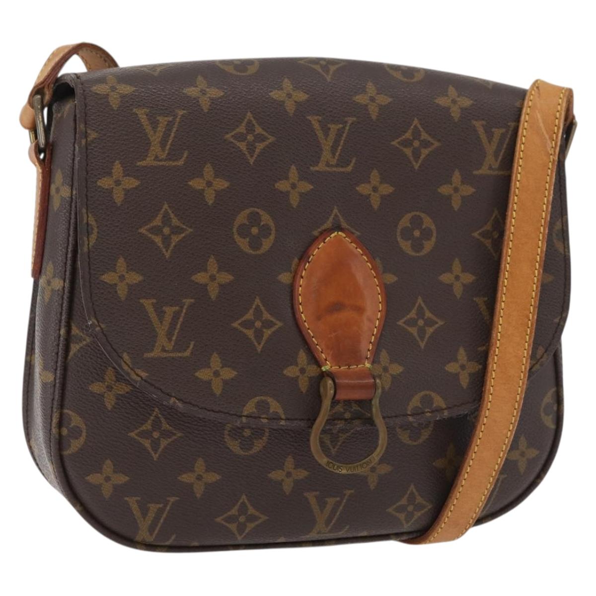 LOUIS VUITTON Monogram Saint Cloud GM Shoulder Bag M51242 LV Auth BA13160
