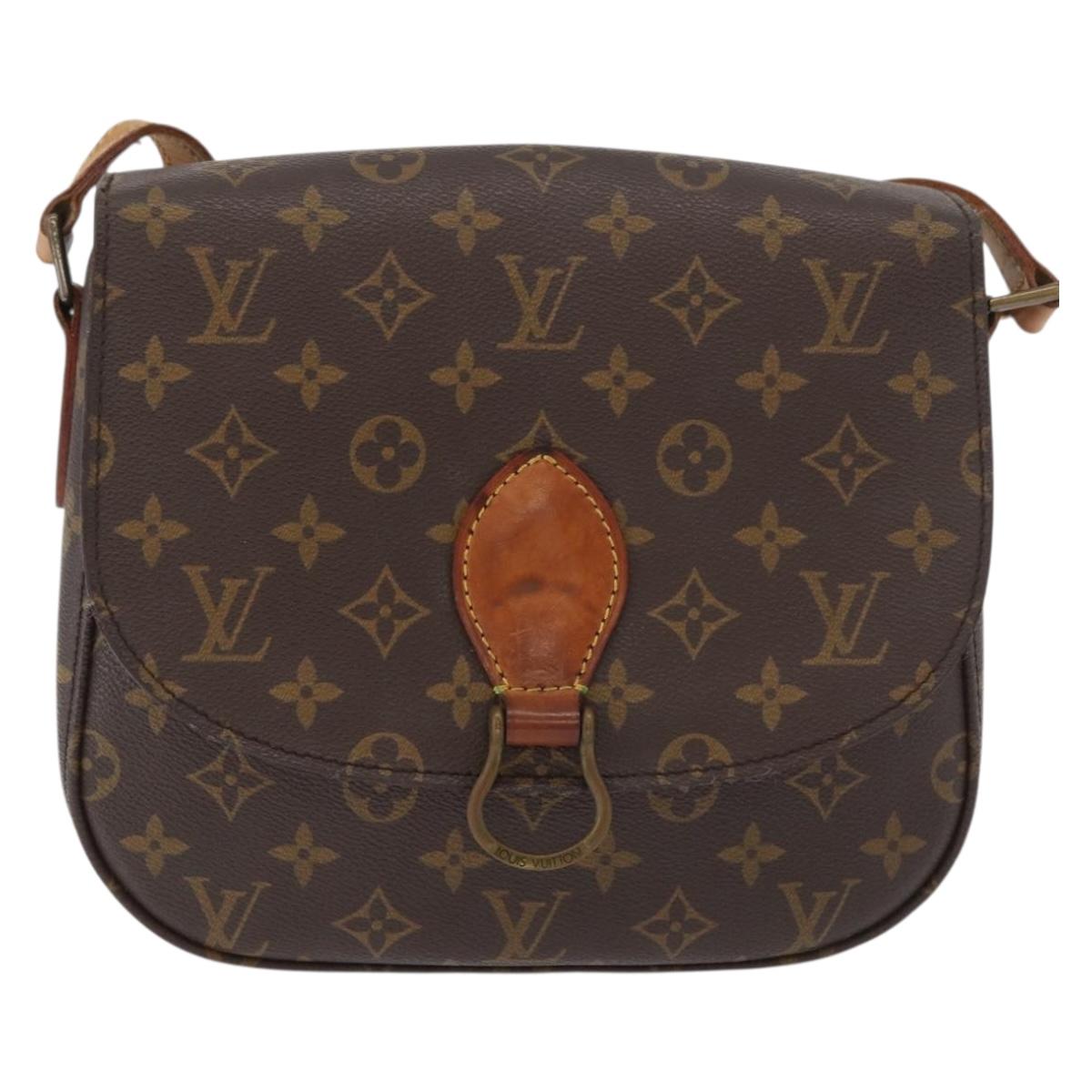 LOUIS VUITTON Monogram Saint Cloud GM Shoulder Bag M51242 LV Auth BA13160