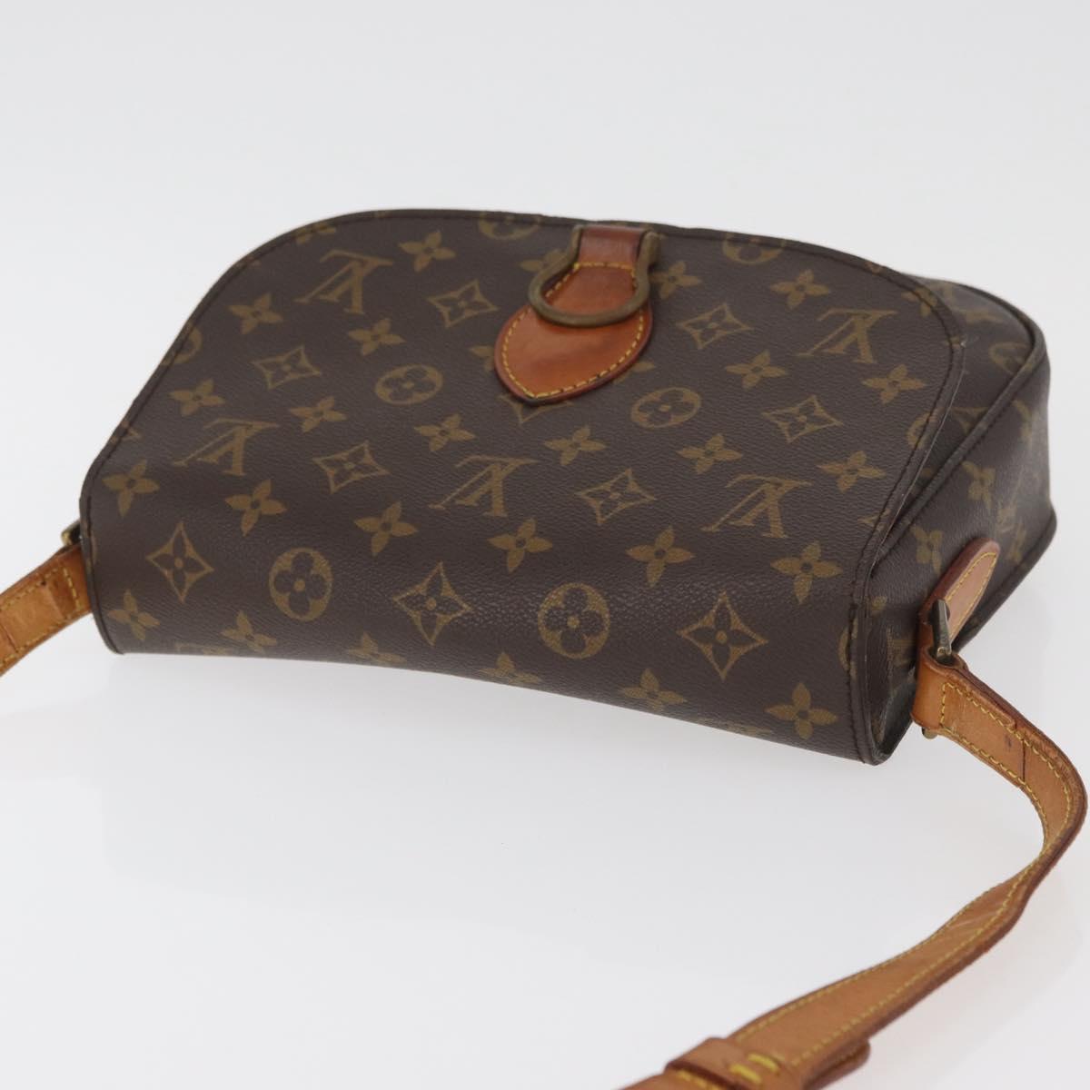 LOUIS VUITTON Monogram Saint Cloud GM Shoulder Bag M51242 LV Auth BA13160