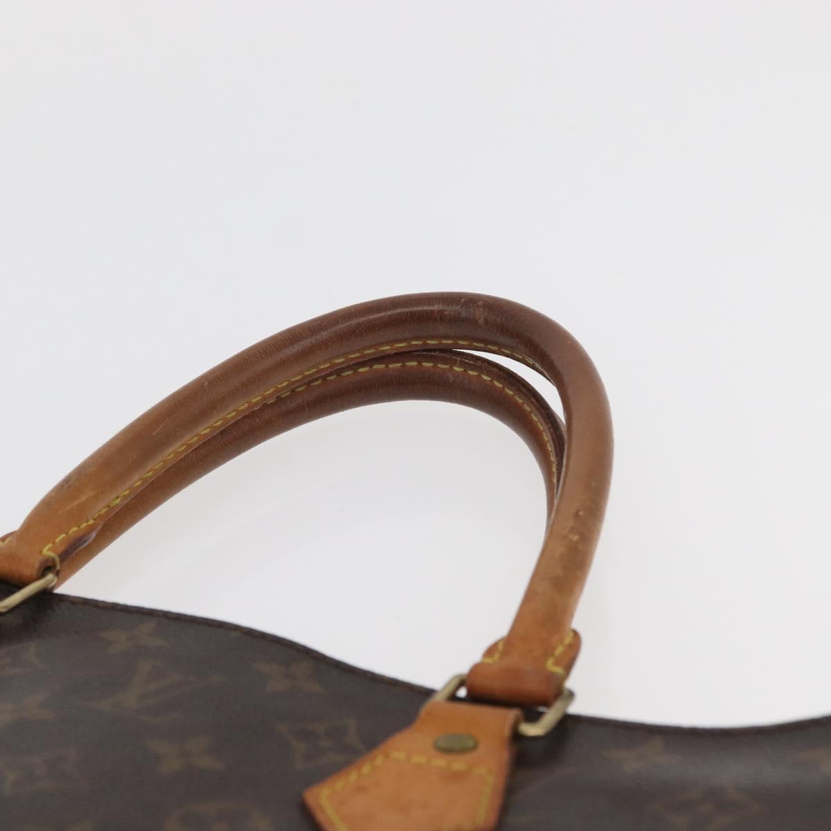 LOUIS VUITTON Monogram Sac Plat Hand Bag M51140 LV Auth BA13167