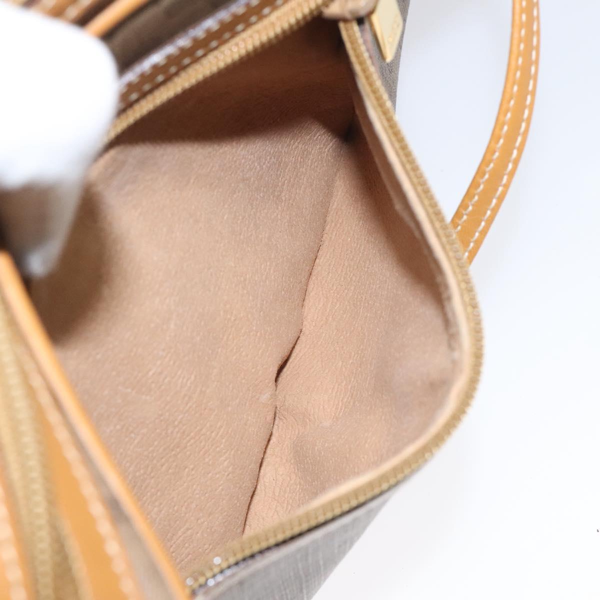 GUCCI Micro GG Supreme Shoulder Bag PVC Beige Gold 007 113 0014 Auth BA1317