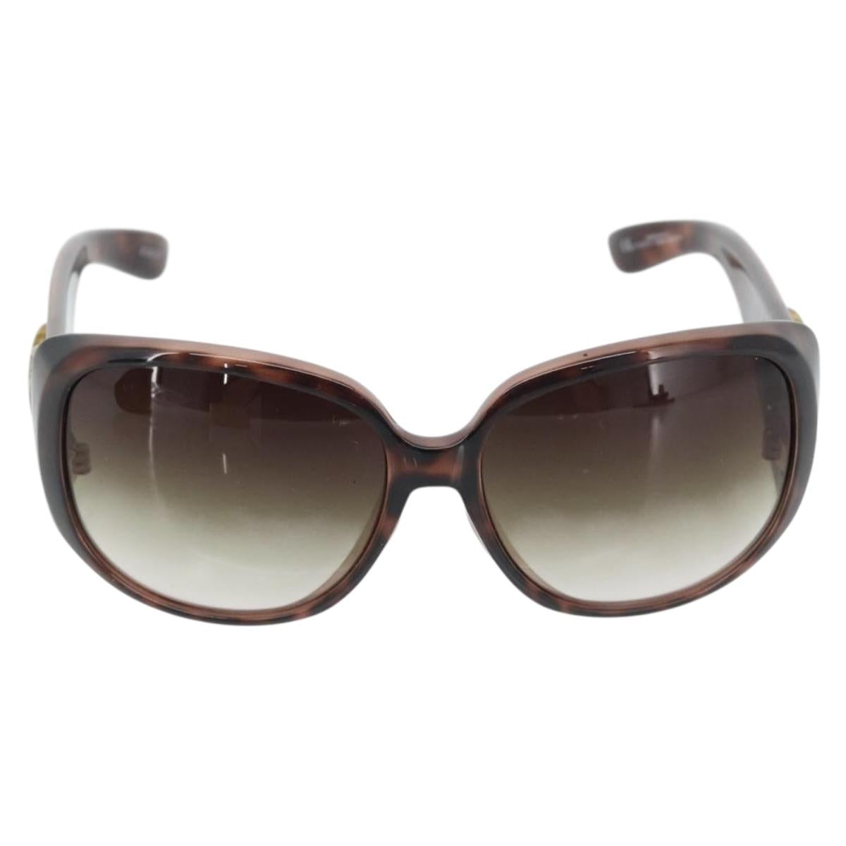 GUCCI Sunglasses plastic Brown Auth BA13215