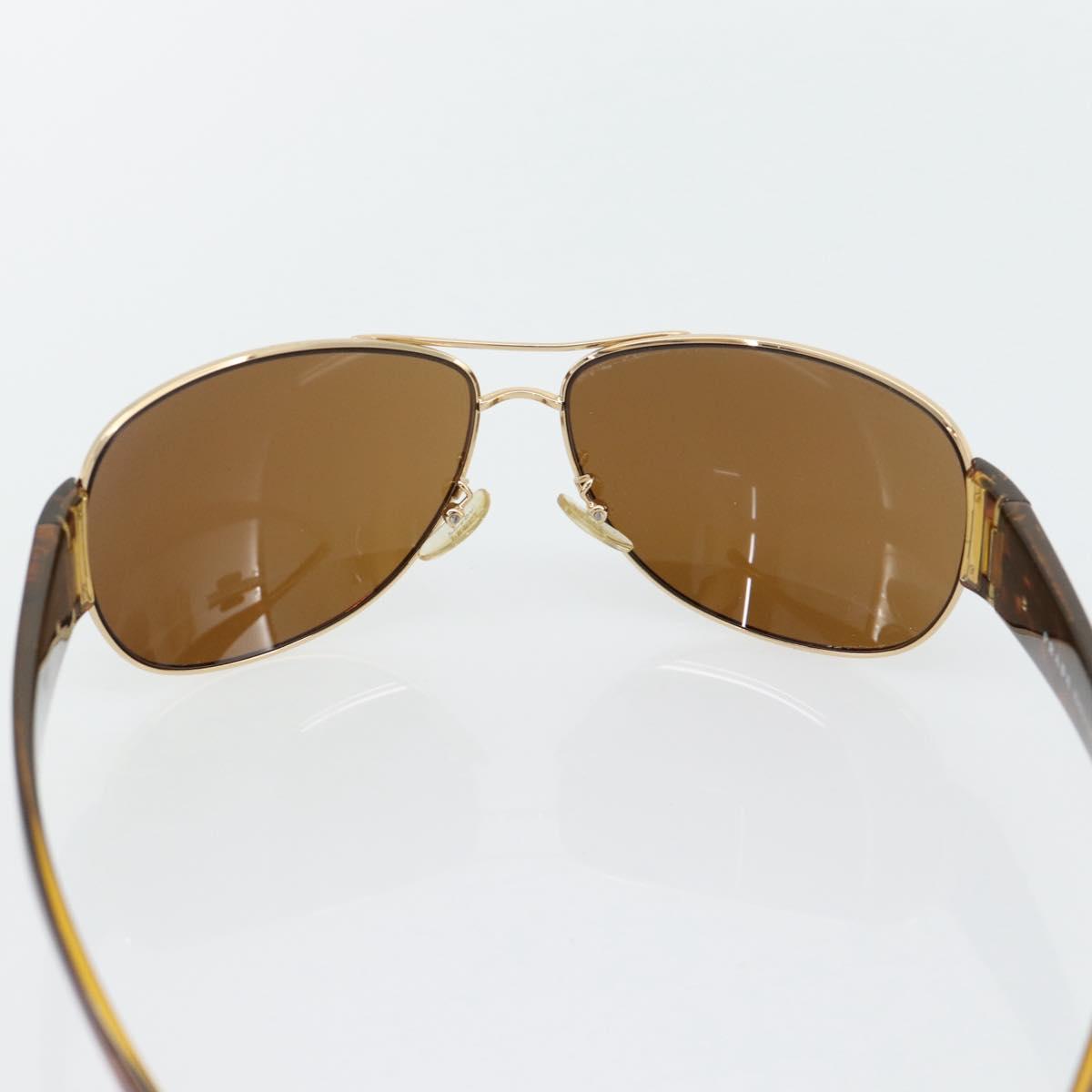PRADA Tortoise Pattern Sunglasses Plastic Brown Gold Auth BA13220