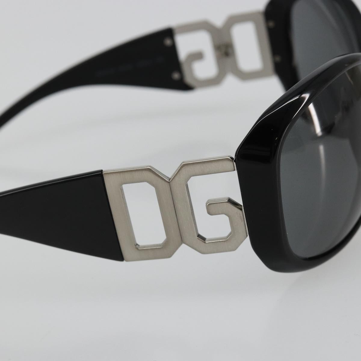 DOLCE&GABBANA Sunglasses plastic Black Auth BA13222