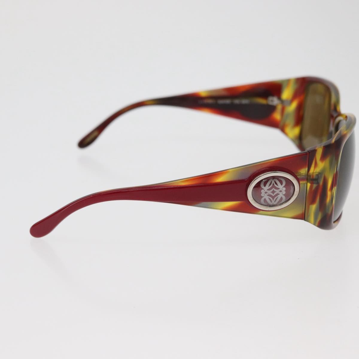 LOEWE Tortoise Sunglasses plastic Red Auth BA13225