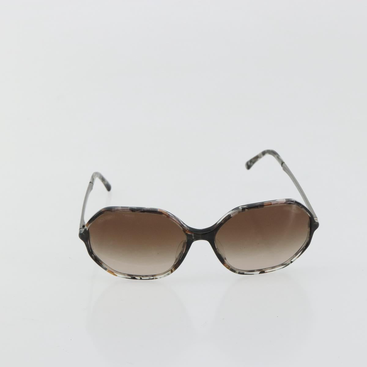 CHANEL Sunglasses plastic Gray CC Auth BA13229