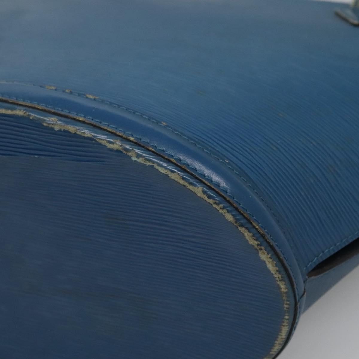 LOUIS VUITTON Epi Saint Jacques Shopping Shoulder Bag Blue M52275 LV Auth BA1323
