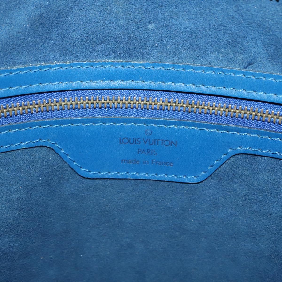 LOUIS VUITTON Epi Saint Jacques Shopping Shoulder Bag Blue M52275 LV Auth BA1323