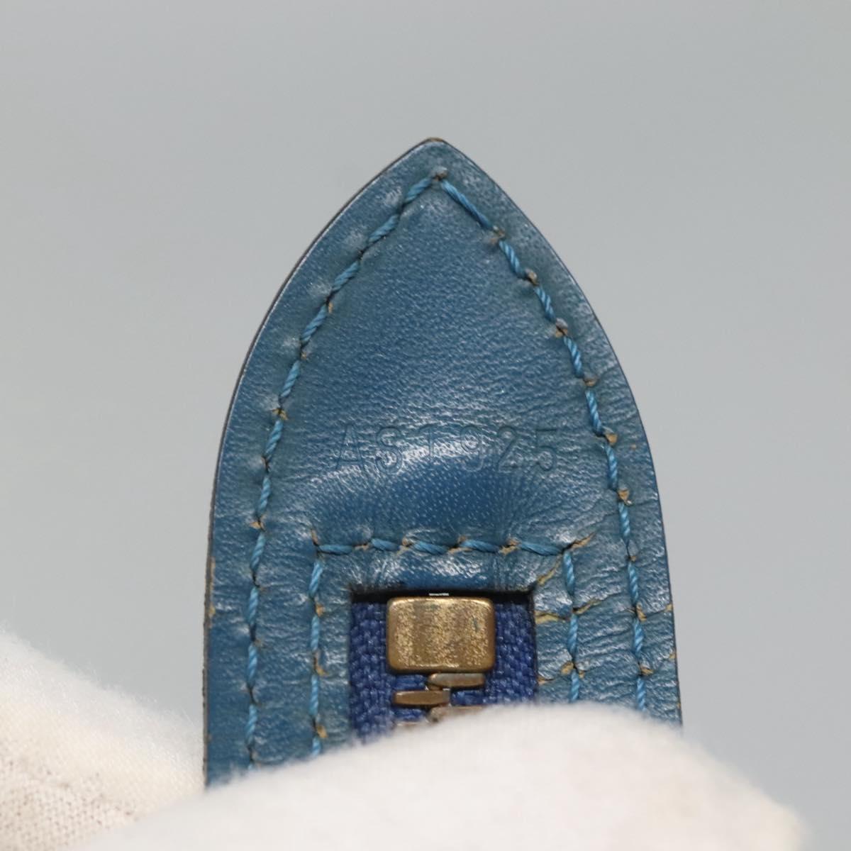 LOUIS VUITTON Epi Saint Jacques Shopping Shoulder Bag Blue M52275 LV Auth BA1323