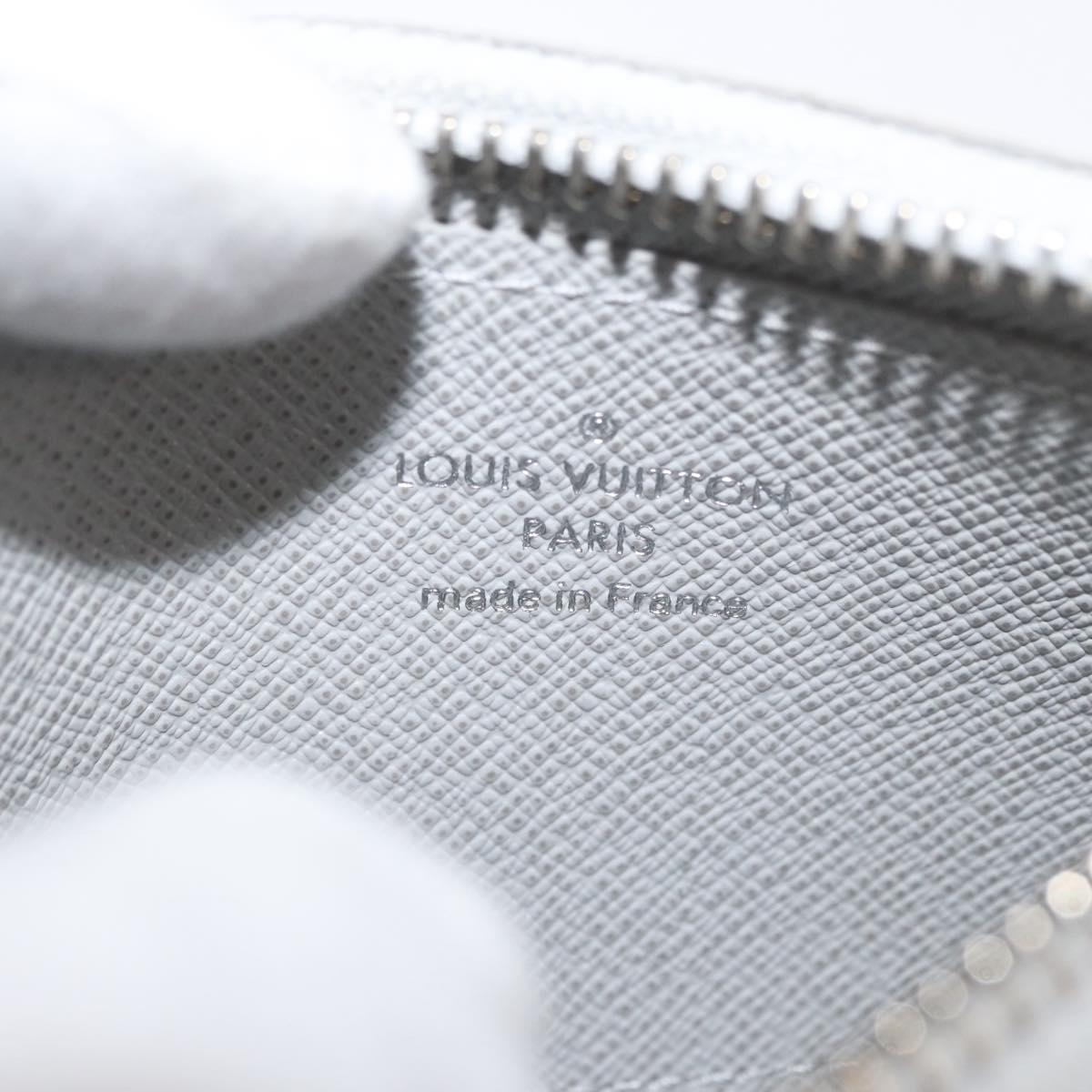 LOUIS VUITTON Monogram Zippe do Pouch PM Pouch White M67809 LV Auth BA13233