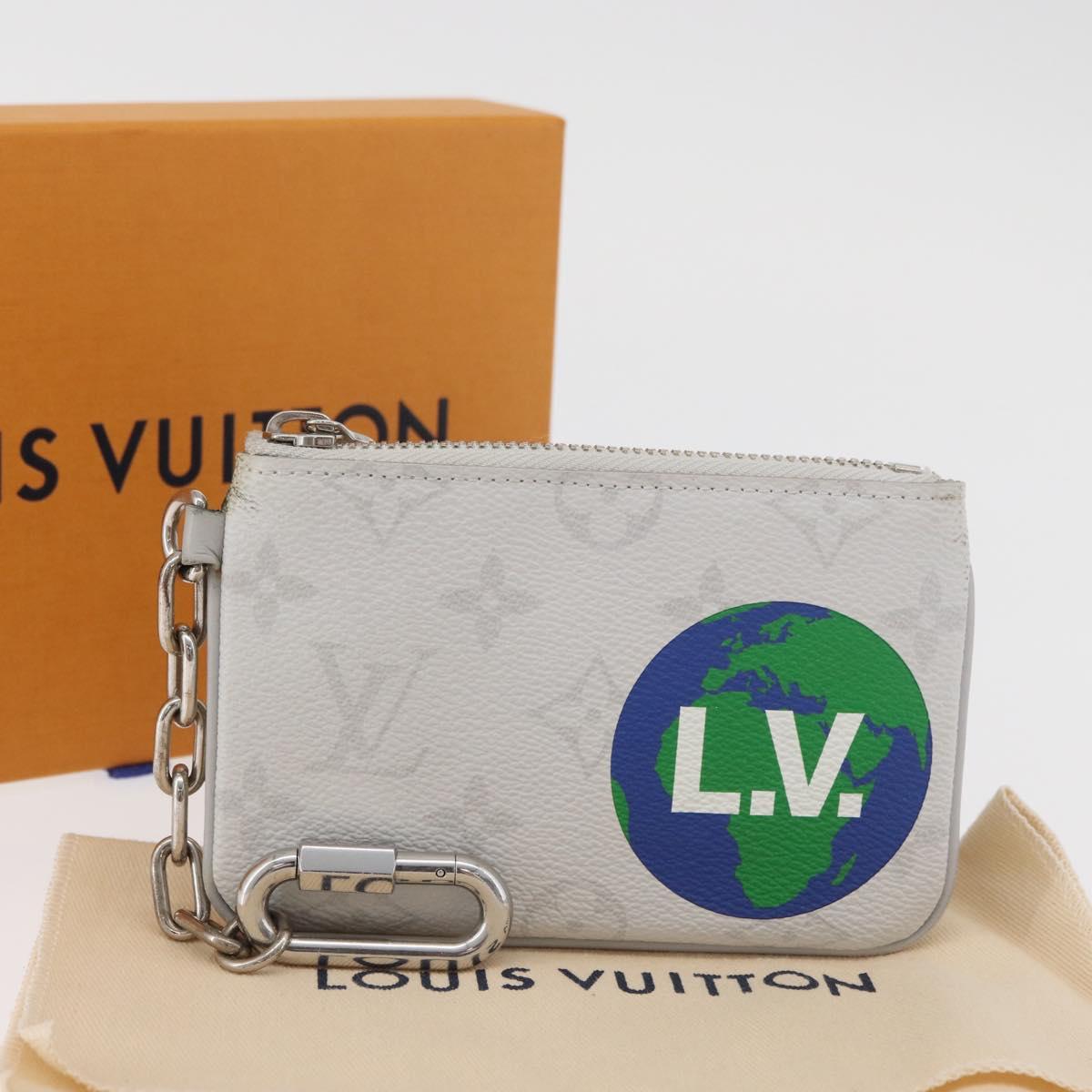 LOUIS VUITTON Monogram Zippe do Pouch PM Pouch White M67809 LV Auth BA13233