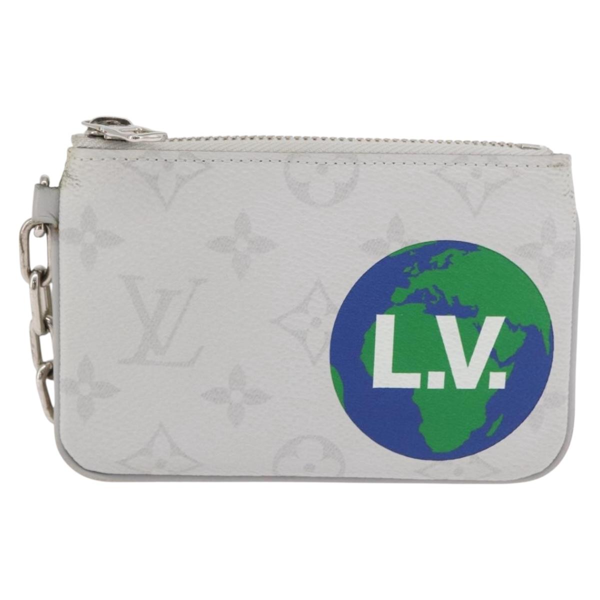 LOUIS VUITTON Monogram Zippe do Pouch PM Pouch White M67809 LV Auth BA13233