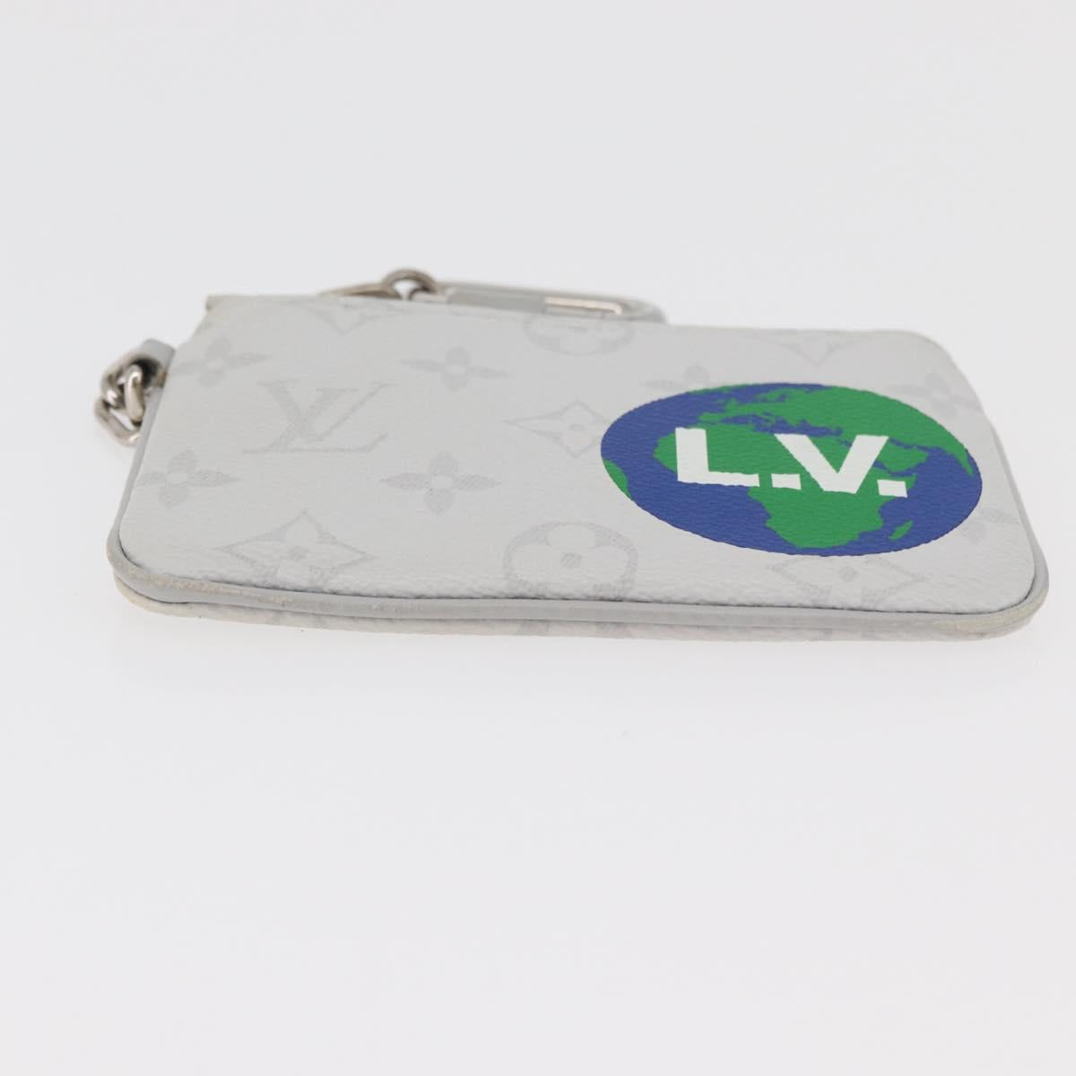 LOUIS VUITTON Monogram Zippe do Pouch PM Pouch White M67809 LV Auth BA13233
