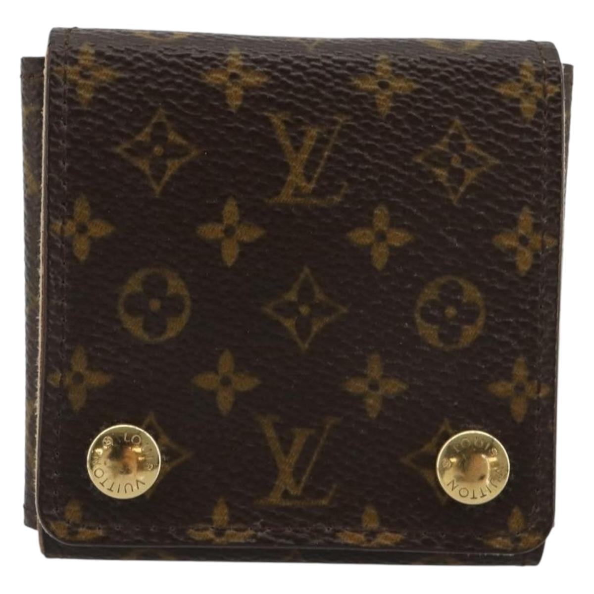 LOUIS VUITTON Monogram Jewelry case Jewelry Box LV Auth BA13237