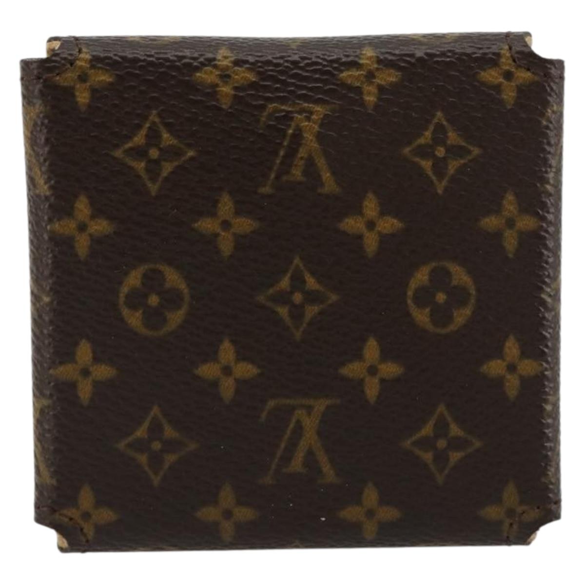 LOUIS VUITTON Monogram Jewelry case Jewelry Box LV Auth BA13237