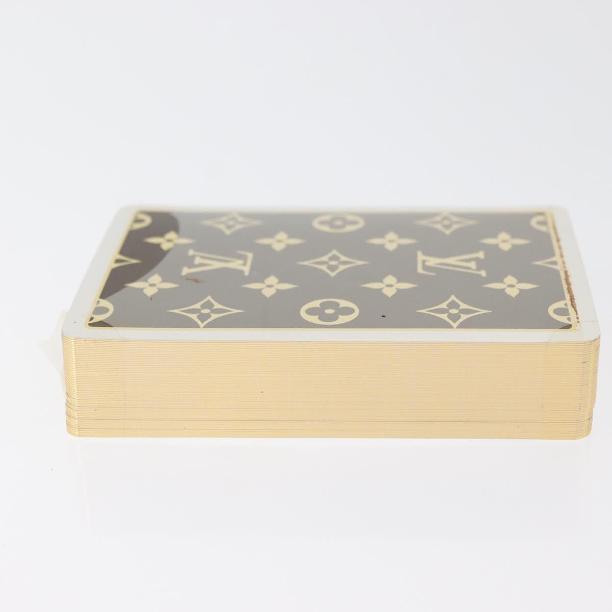 LOUIS VUITTON Monogram Playing Cards Case M58648 LV Auth BA13238A