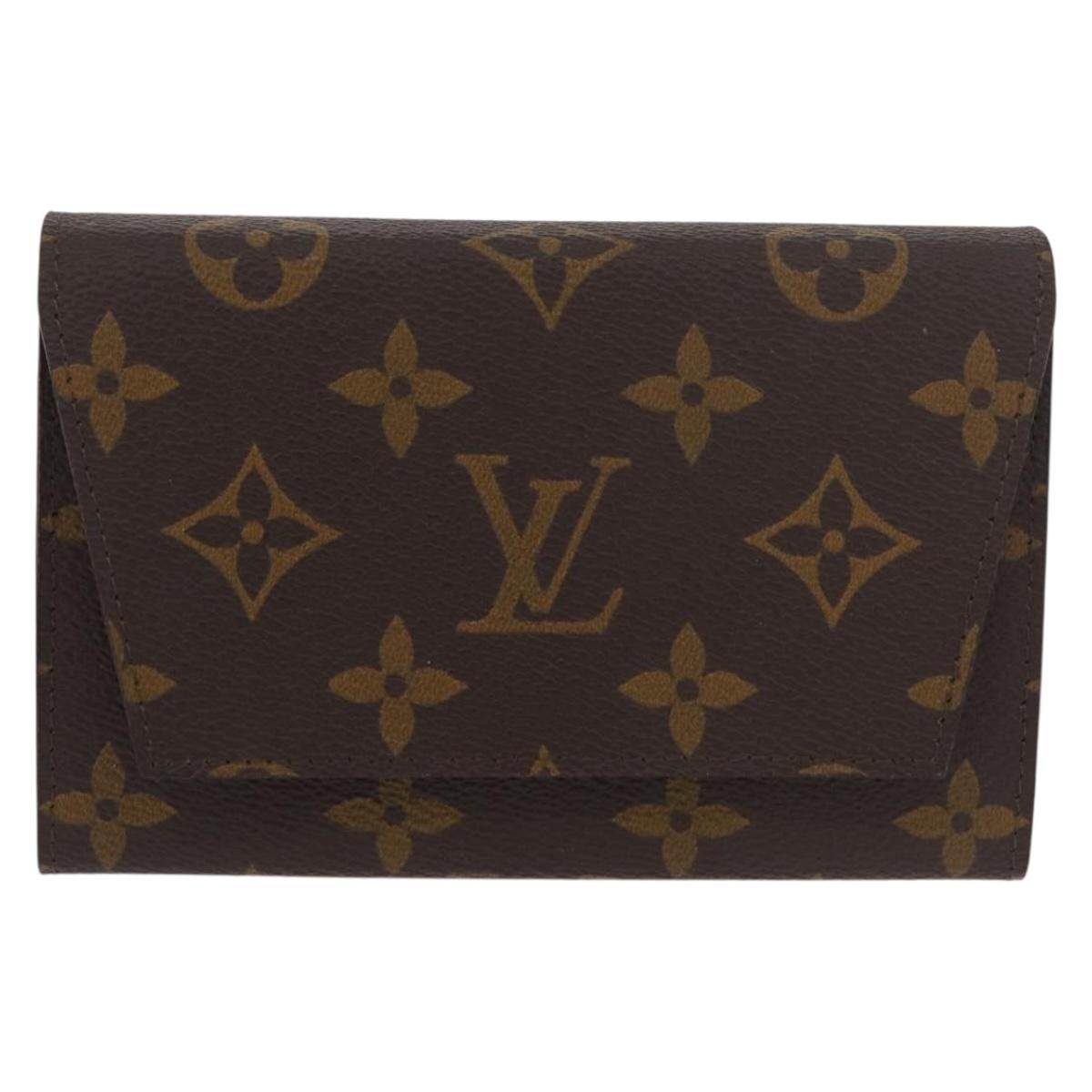 LOUIS VUITTON Monogram Playing Cards Case M58648 LV Auth BA13238A