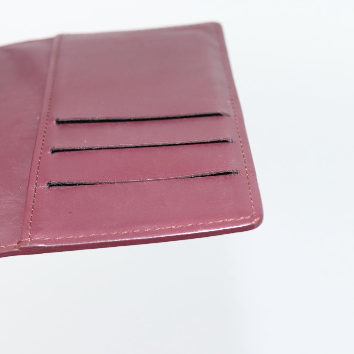 LOUIS VUITTON Monogram Mat Agenda PM Day Planner Cover Viole R20935 Auth BA13240