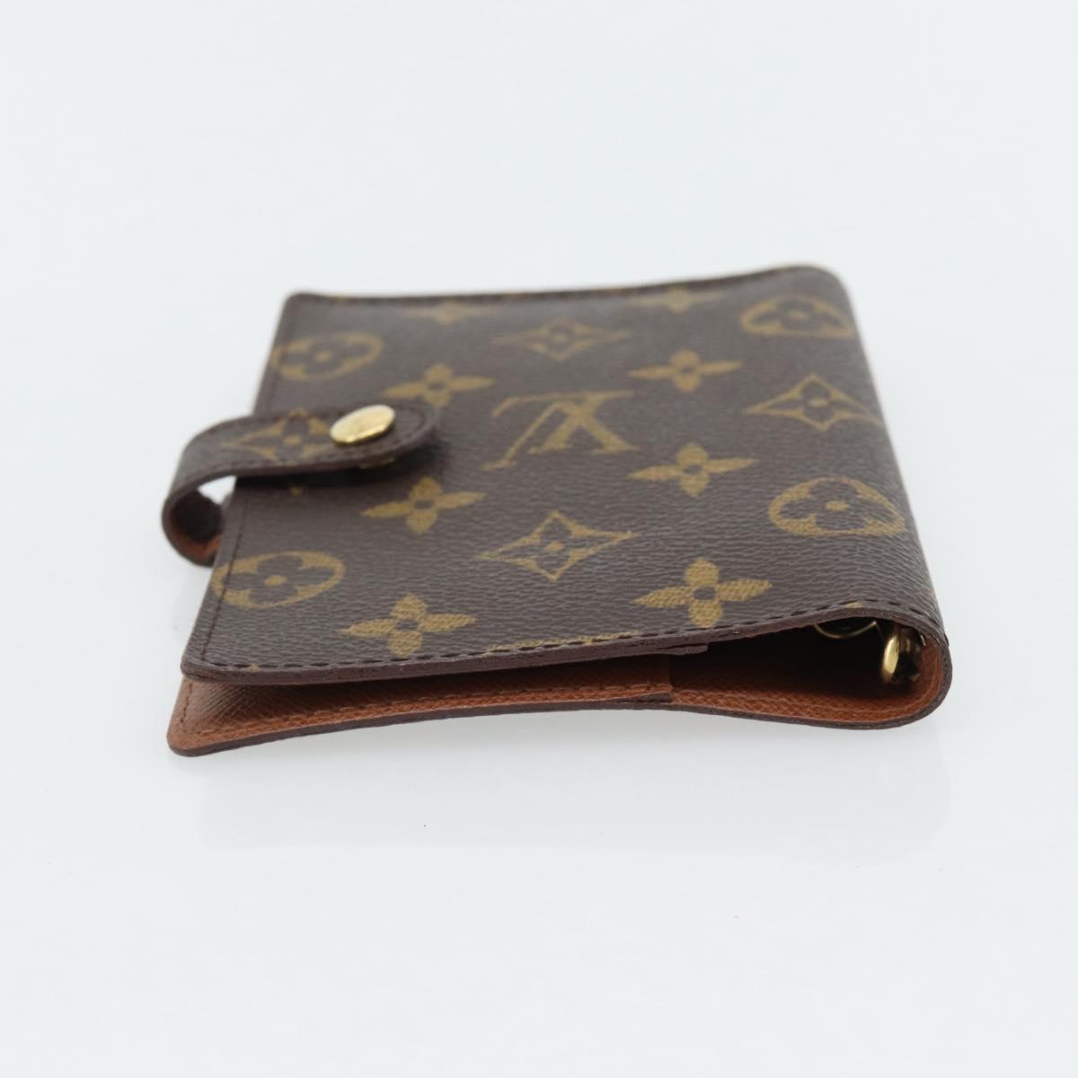 LOUIS VUITTON Monogram Agenda PM Day Planner Cover R20005 LV Auth BA13241