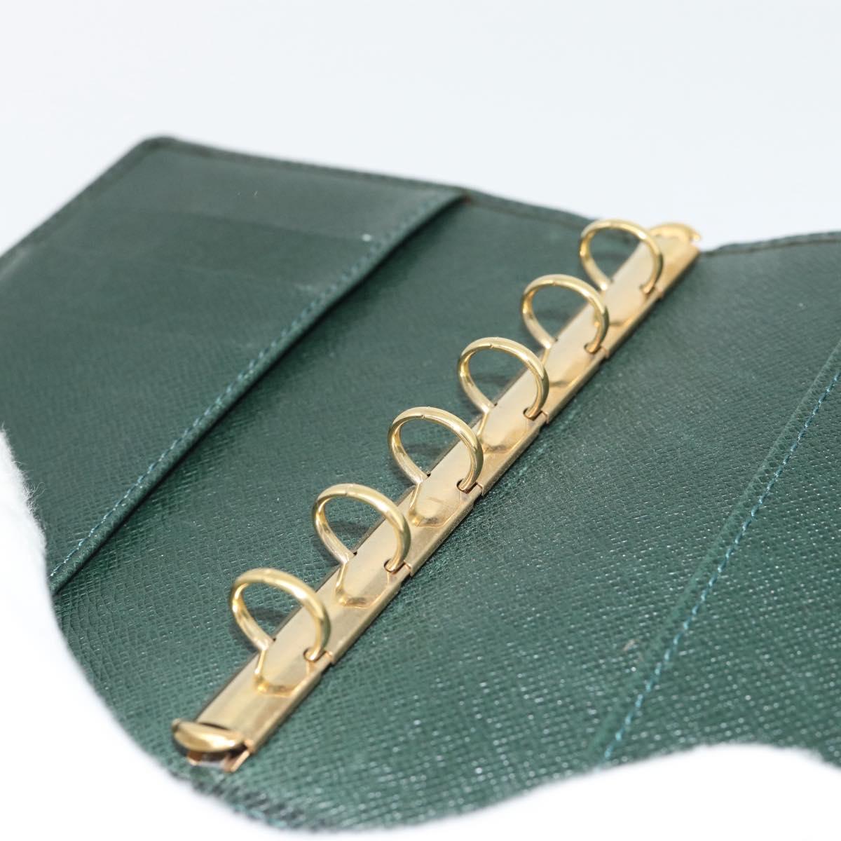 LOUIS VUITTON Taiga Agenda PM Day Planner Cover Epicea R20424 LV Auth BA13243
