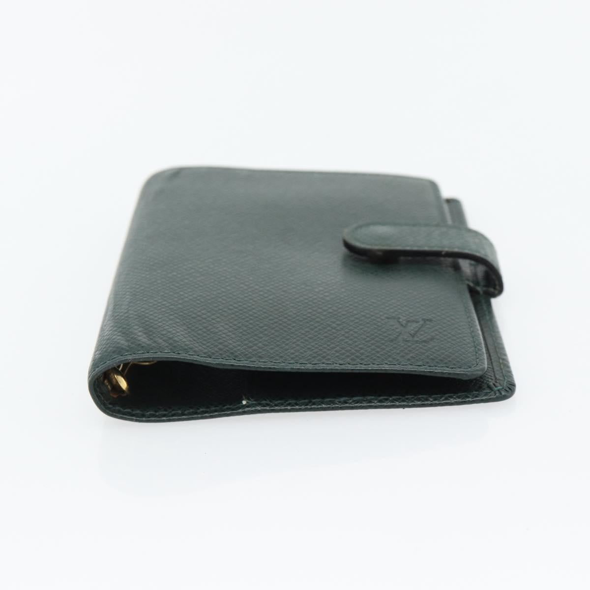LOUIS VUITTON Taiga Agenda PM Day Planner Cover Epicea R20424 LV Auth BA13243