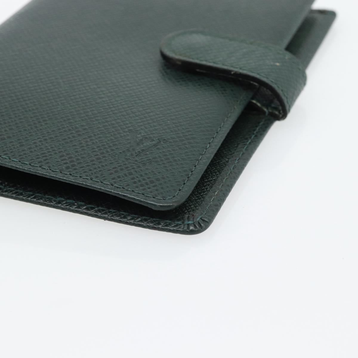 LOUIS VUITTON Taiga Agenda PM Day Planner Cover Epicea R20424 LV Auth BA13243