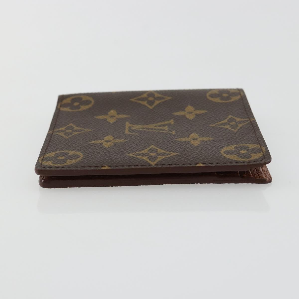 LOUIS VUITTON Monogram Porte Monnaie Bier Cartes Crdit M61652 LV Auth BA13245