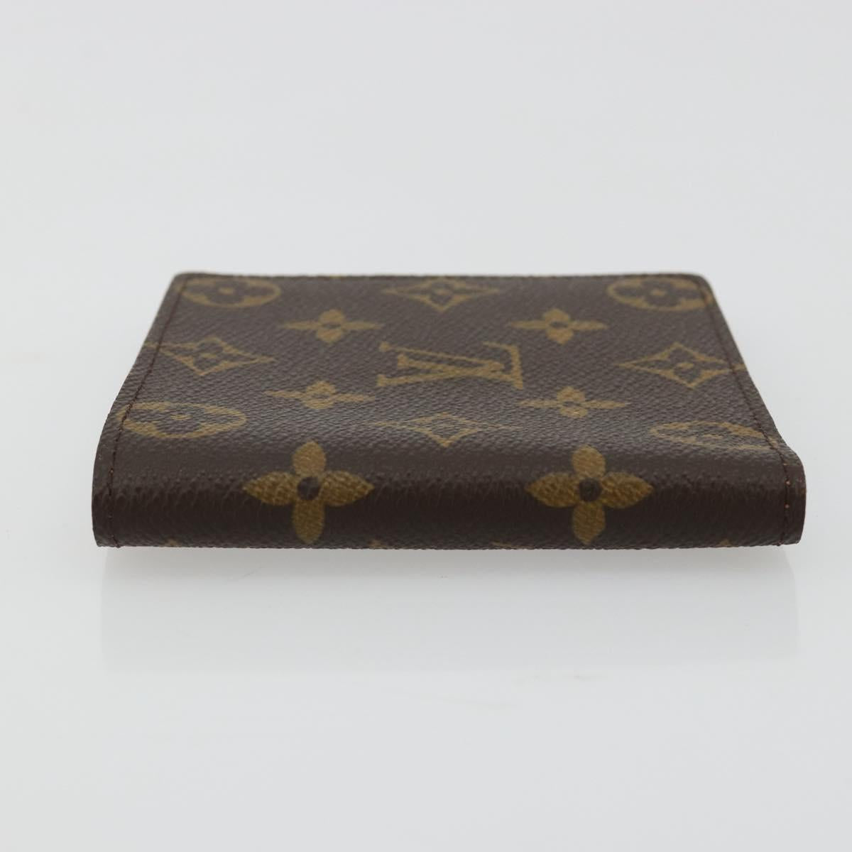 LOUIS VUITTON Monogram Porte Monnaie Bier Cartes Crdit M61652 LV Auth BA13245